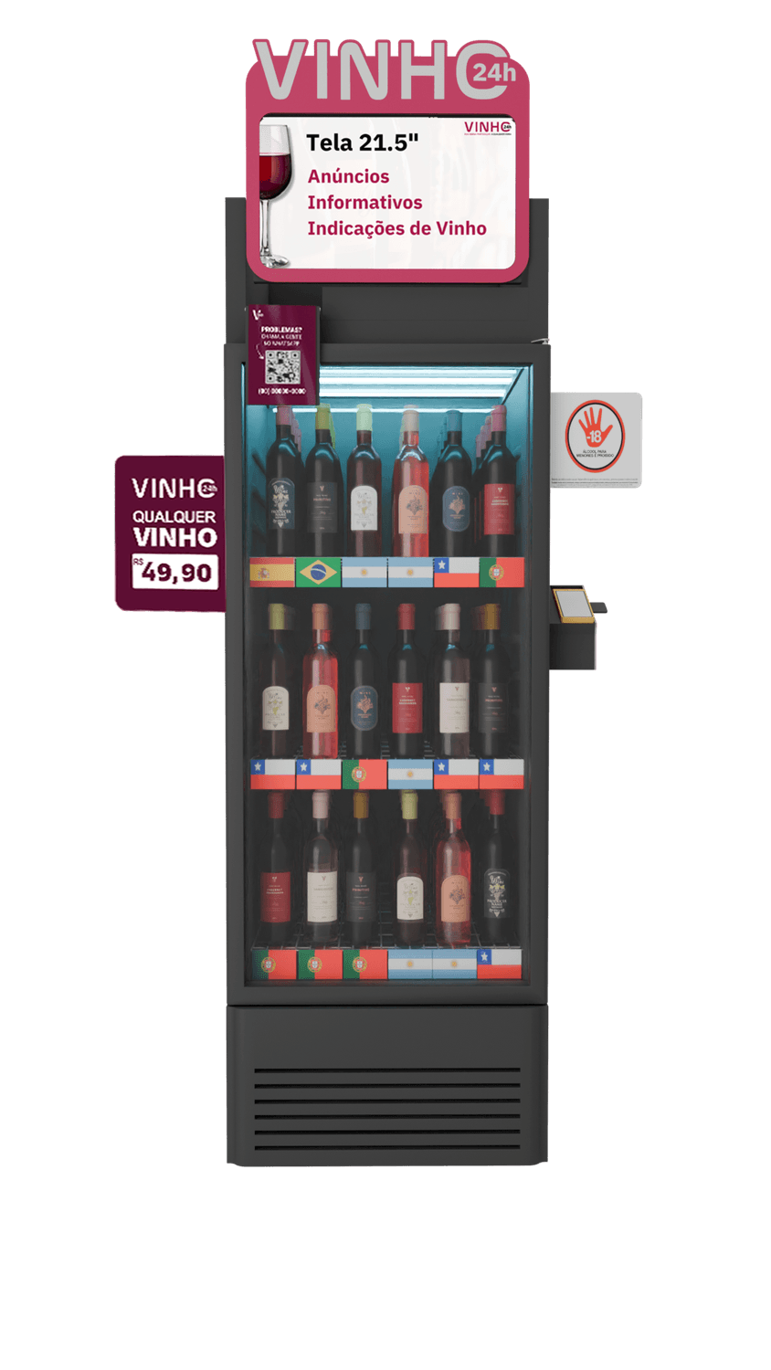 Vinho24h — Adega autônoma